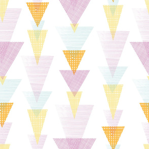 Fun textured triangles arrows