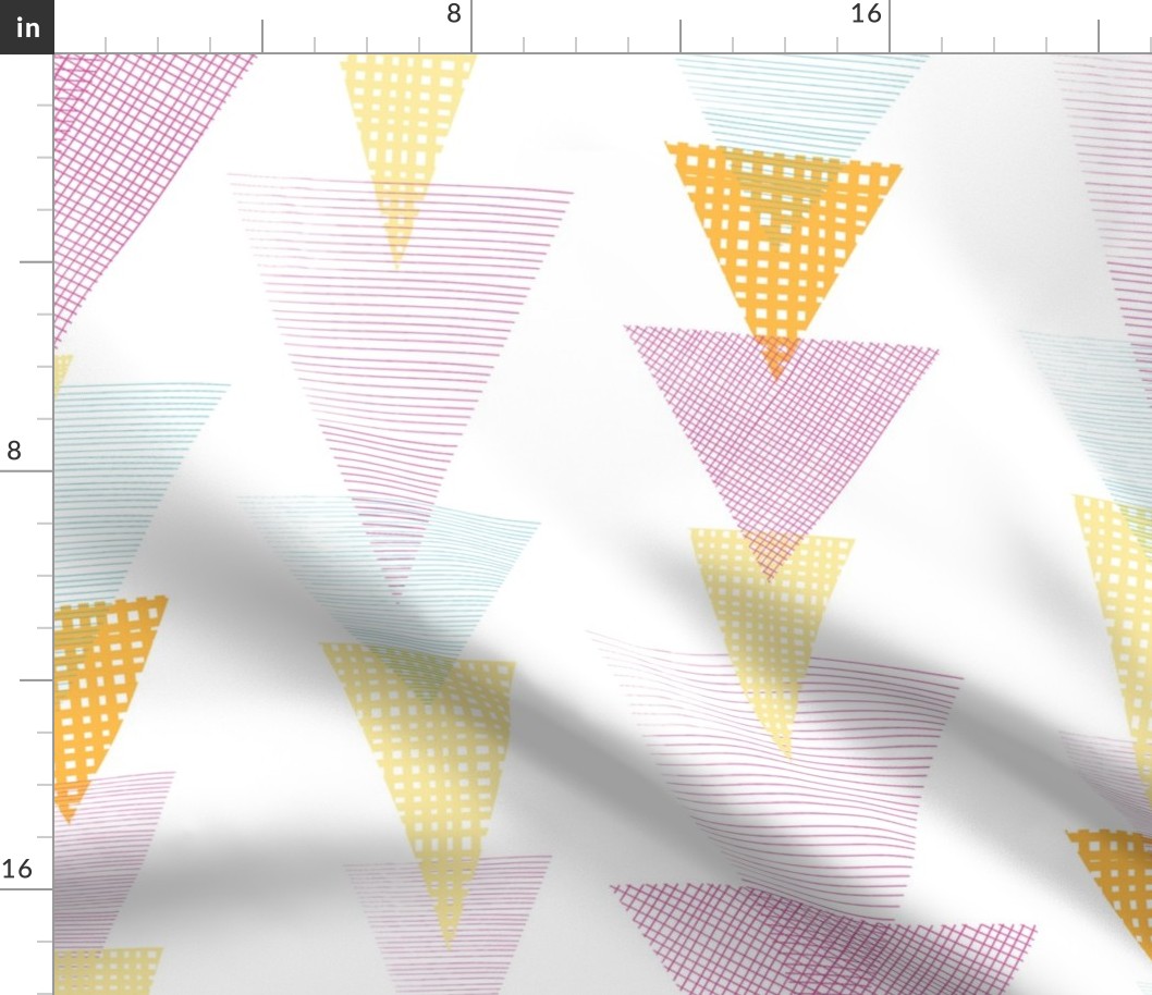 Fun textured triangles arrows