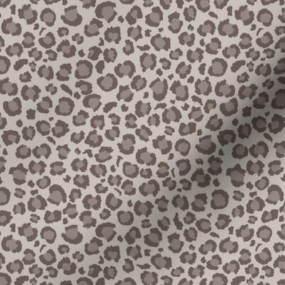 Leopard Spots Print in Warm Grey | Leopard Spots | Animal Print