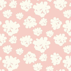 flower puff in blush