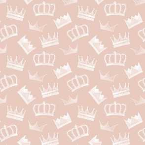 Royal Crowns on Pink