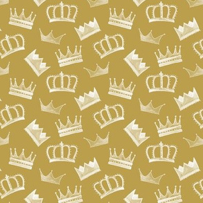 Royal Crowns on Gold