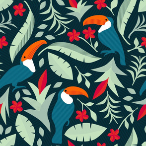 toucan floral