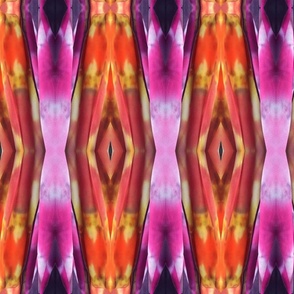 Magenta and Red Orange Abstract Design 