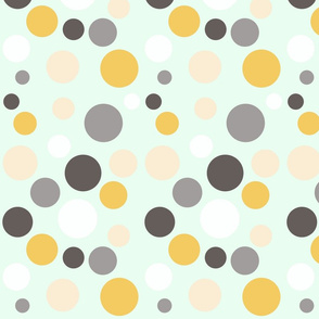 Vintage Dots on Mint