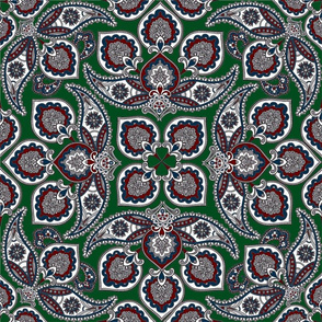 Moody Floral Paisley Clover Design Challenge