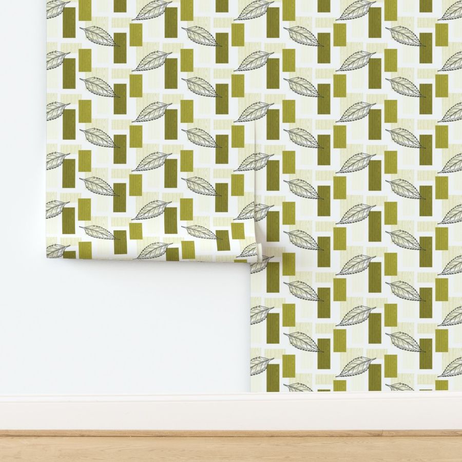 modern art 3 - olive/green