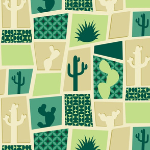 MidCentury Cactus Breeze Blocks 