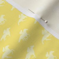 Yellow Race Horses 1, Tiny