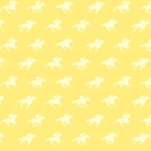 Yellow Race Horses 1, Tiny