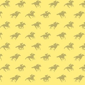 Race Horses Yellow 2, Tiny