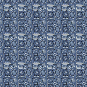 Download Model In A Blue Bandana Shirt Wallpaper