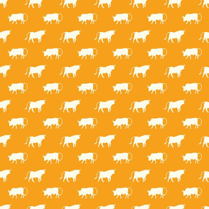 bulls on yellow