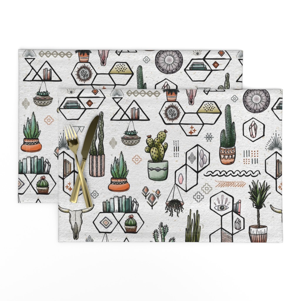 Phoenix Plant Lady // Desert Modernism // Mid-Century Modern // Cacti, succulents, plants, trees, skulls, eyes, geometric, mirrors, books, crystals, adobe, hanging plants, patio, scorpion, desert chic