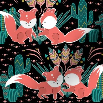 Tickle me Coral - Baby Fox Paradise