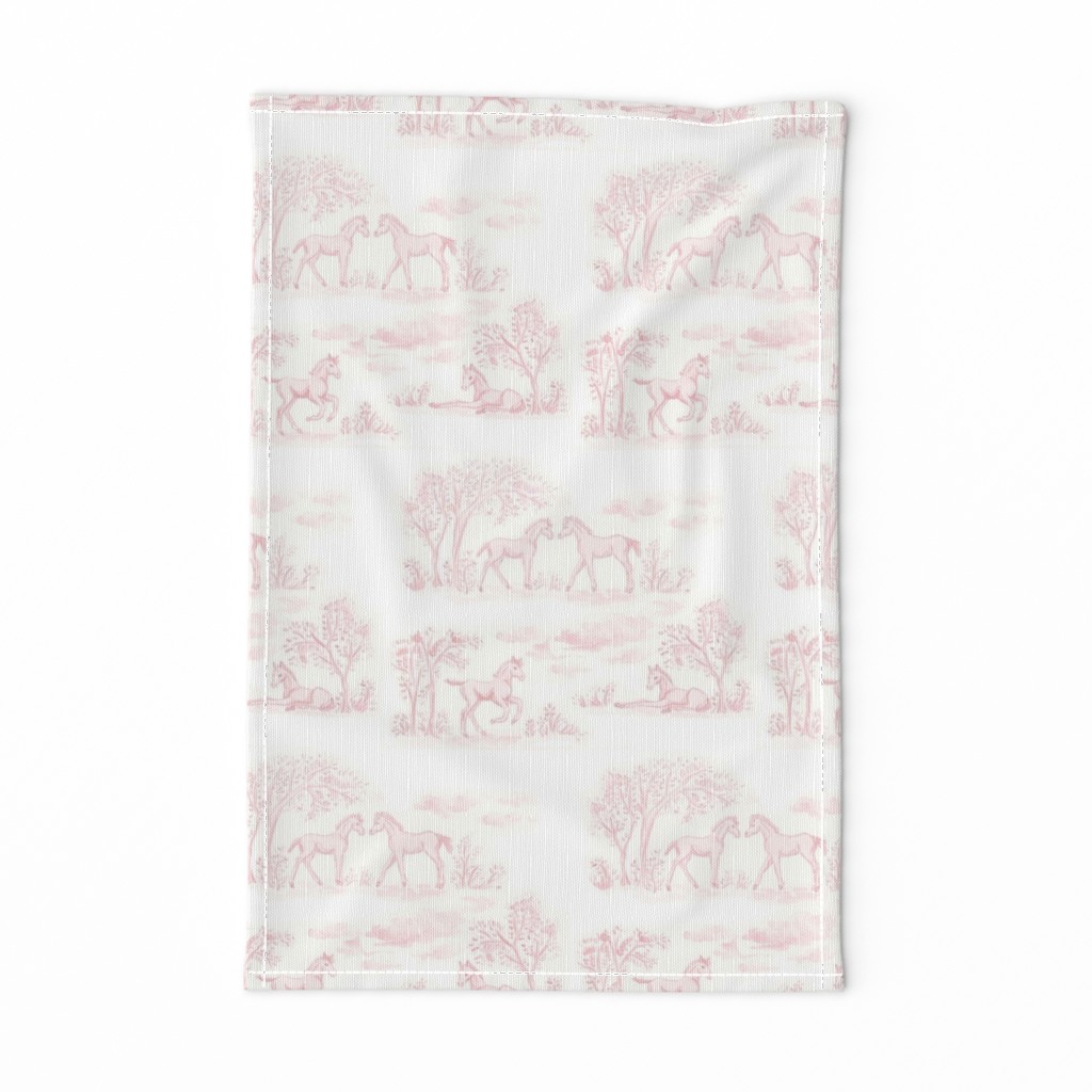 Pink Pony Toile