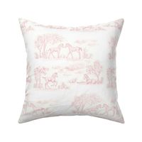 Pink Pony Toile