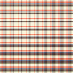 Plaid orange _ brown