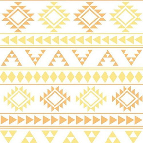 Yellow and Orange Aztec