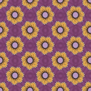 Spot Flowers Purple