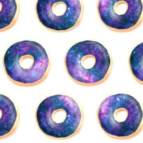 Galaxy Donuts - white - LAD19