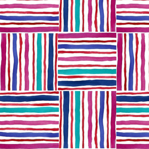 Stripes and Squares Galore-pink