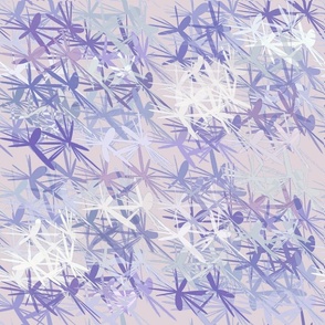 botanical floral flowers modern watercolor purple lavender white