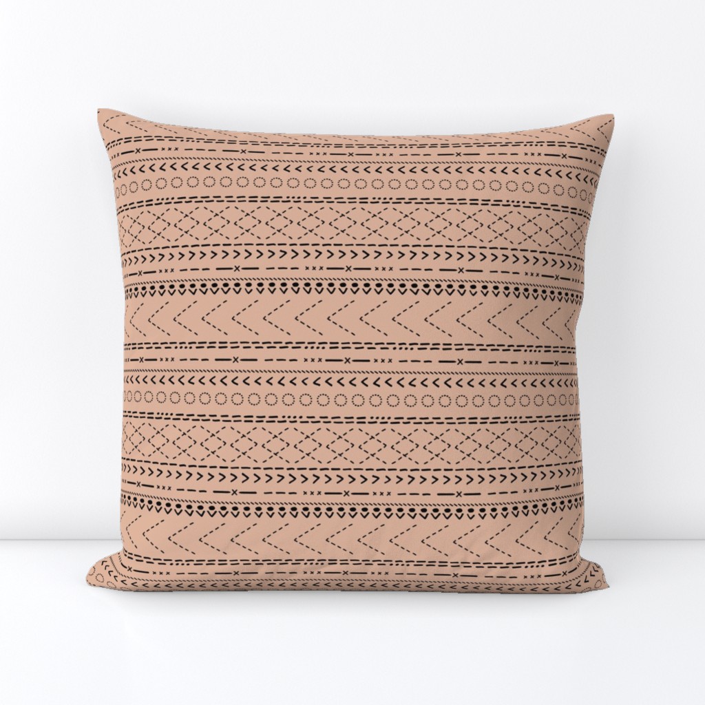 Minimal mudcloth bohemian mayan abstract indian summer aztec design gender nude