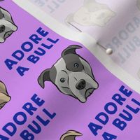 ADORE A BULL - Purple & Blue - LAD19