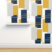 Rectangles in Blue, Gray and Yellow