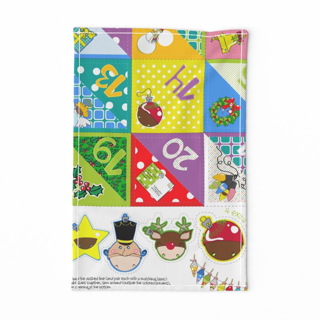 Advent Carnival Calendar kit (with 24 double-faced cones + bonus) - pls zoom