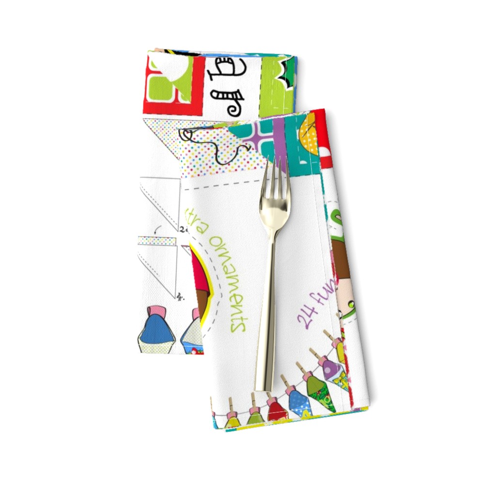 Advent Carnival Calendar kit (with 24 double-faced cones + bonus) - pls zoom