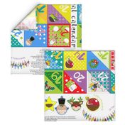 Advent Carnival Calendar kit (with 24 double-faced cones + bonus) - pls zoom