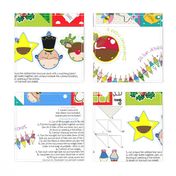 Advent Carnival Calendar kit (with 24 double-faced cones + bonus) - pls zoom