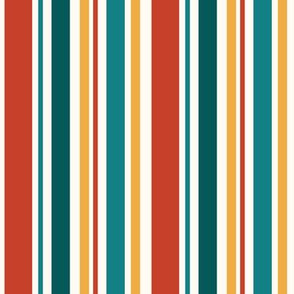 Mod Geo - Asymetrical Stripe