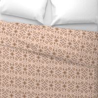 Abstract Bohemian Butterfly in Cocoa Brown