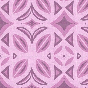 Abstract Bohemian Butterfly in Mauve Purple