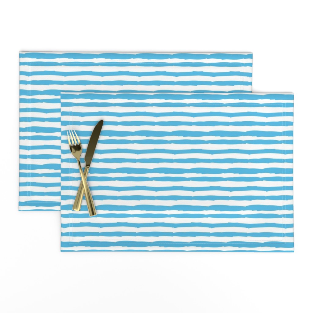 Little Paper Straws in Blue Tide Horizontal
