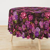 Moody floral damask