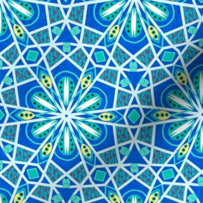Bohemian Kaleidoscope in Turquoise