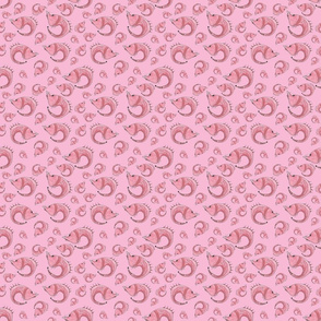 Pooty Fish Pink Background