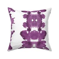 Plum double inkblot