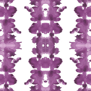 Plum double inkblot