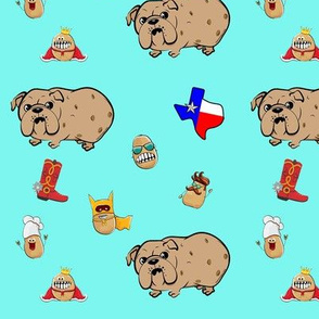 Texas Bulltato Fabric 