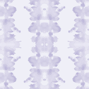 Lavender double inkblot