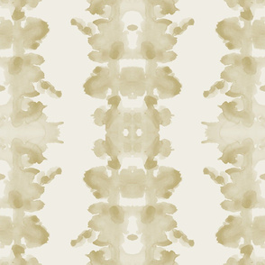 Tan double inkblot