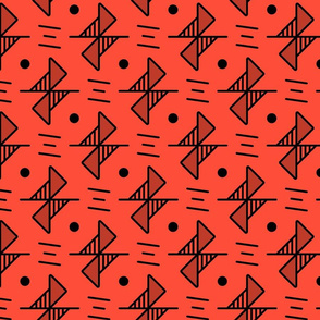  Red Line Pattern