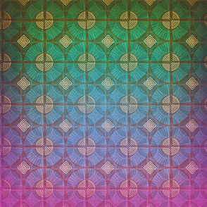  Geometric vintage pattern
