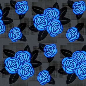 My Moody Blue Roses / Large  