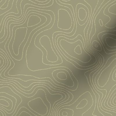 topo_tan-beige-cream Fabric | Spoonflower